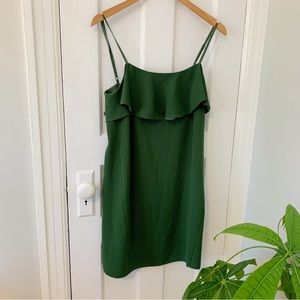 Zara Emerald Green Strappy Shift Dress